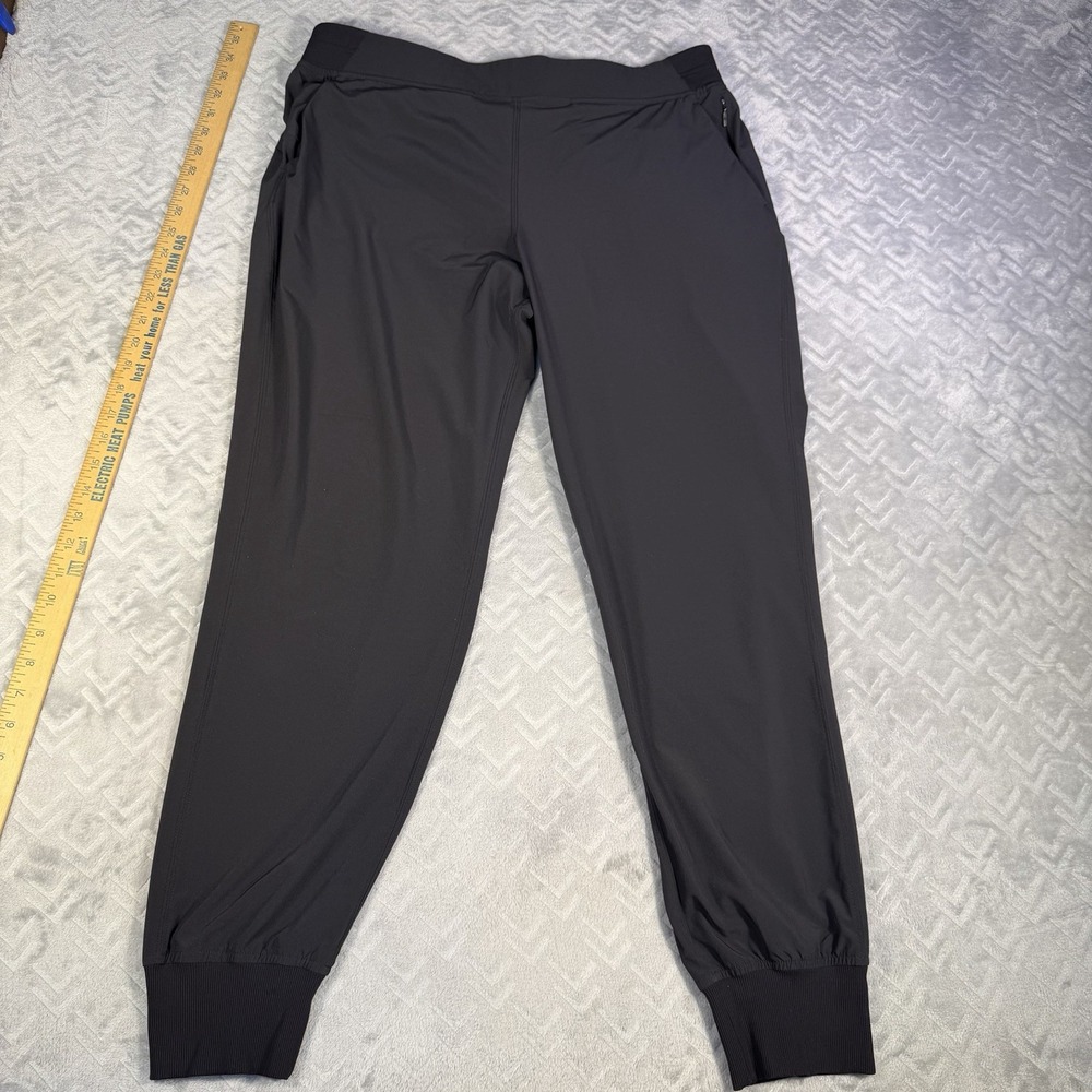 Lululemon Sun Setter Jogger Pants Black Size 12 High Rise Athletic EUC